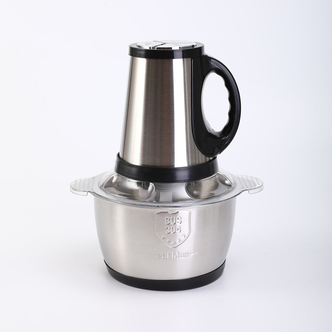 Stainless Steel Electric Meat Mincer with Safety Lid Bowlift