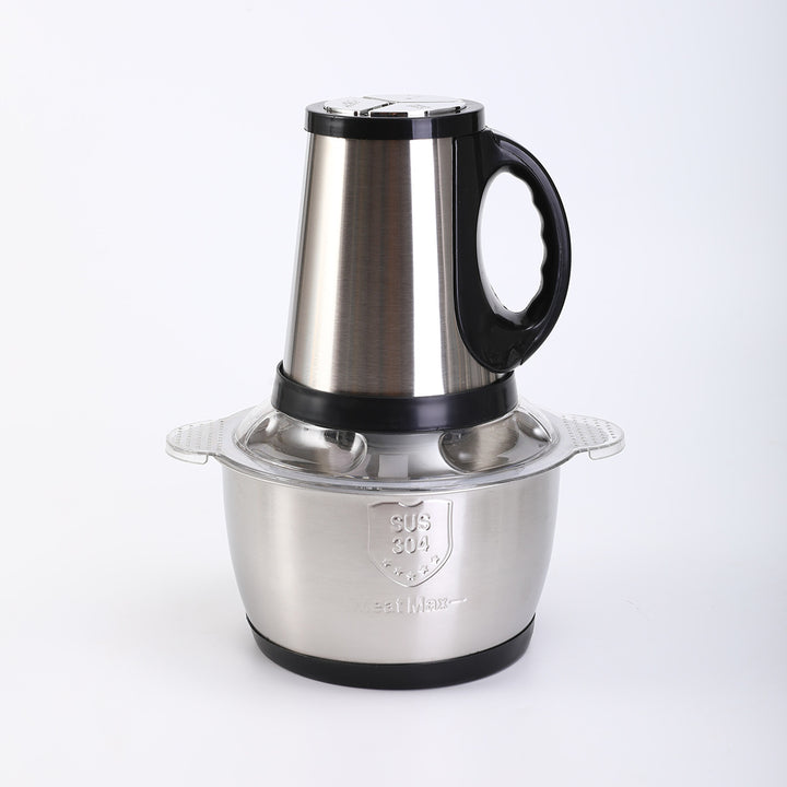 Stainless Steel Electric Meat Mincer with Safety Lid Bowlift