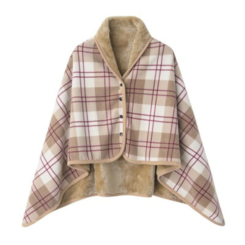 Women Cozy Blanket Poncho Bowlift