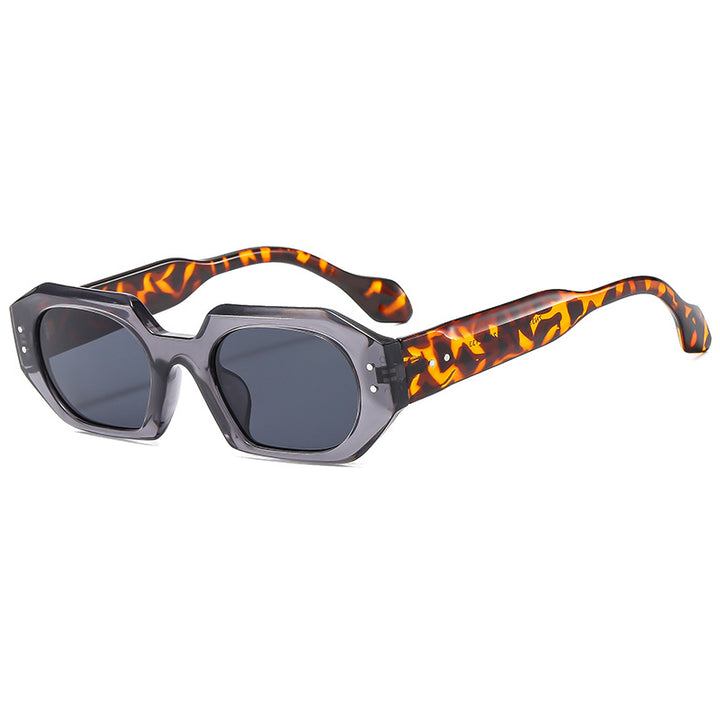 Women's Polished Sunglasses in Modern Octagon Design Bowlift