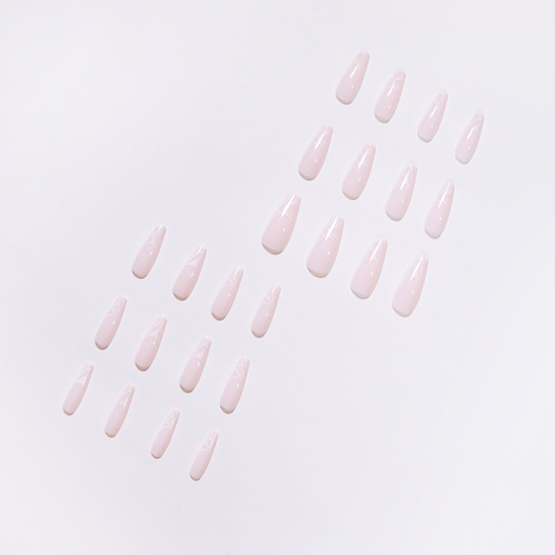 Artistic Nail Extensions with Elegant Fluid Design Bowlift