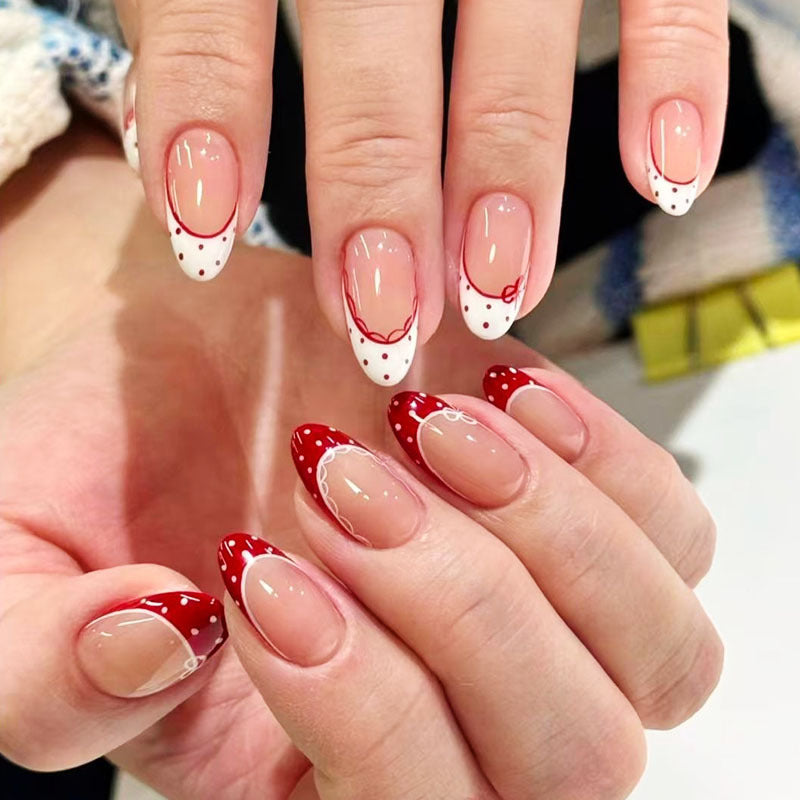 Whimsical Bunny-Themed Press-On Nail Art Set Bowlift