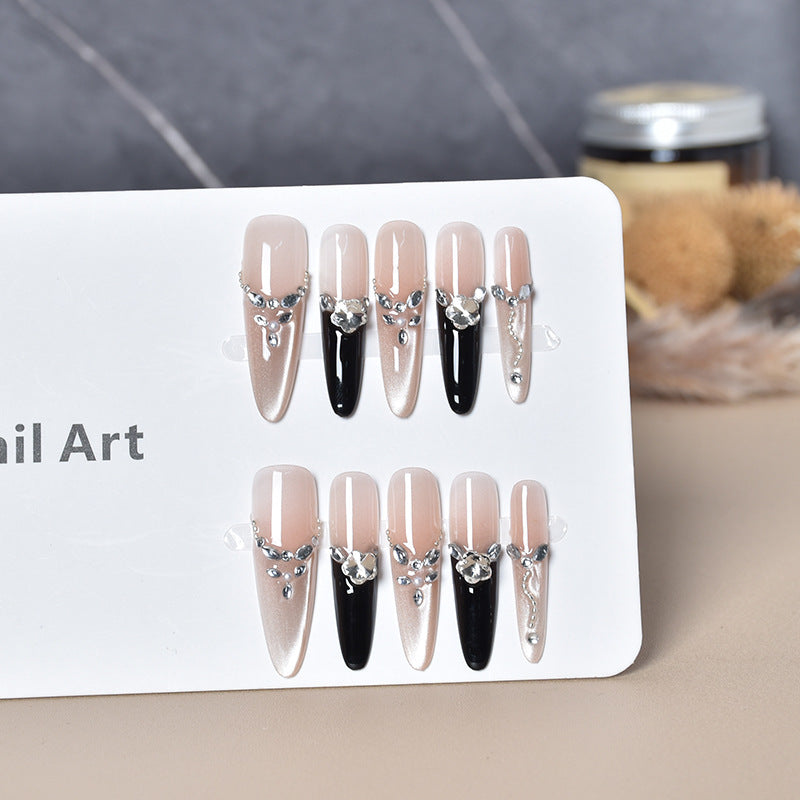 Trendy Acrylic Press-On Nail Extensions Bowlift
