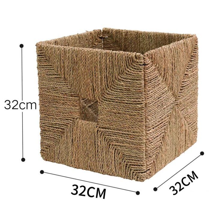 Premium Water Hyacinth Storage Basket Bowlift