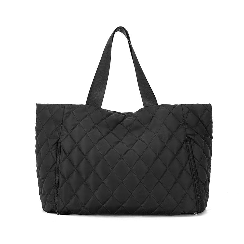 Spacious Quilted All-Purpose Tote Bag Bowlift