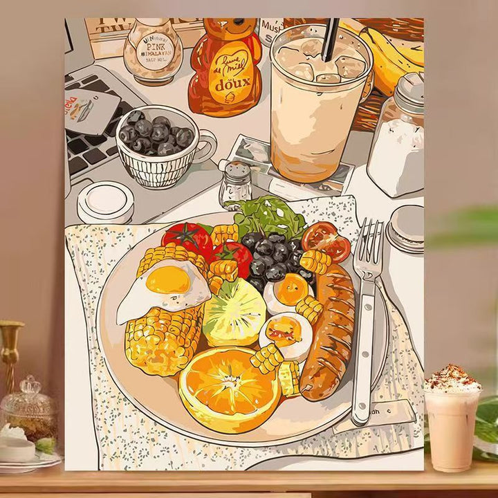 Dessert-Inspired Decorative Canvas Art Bowlift