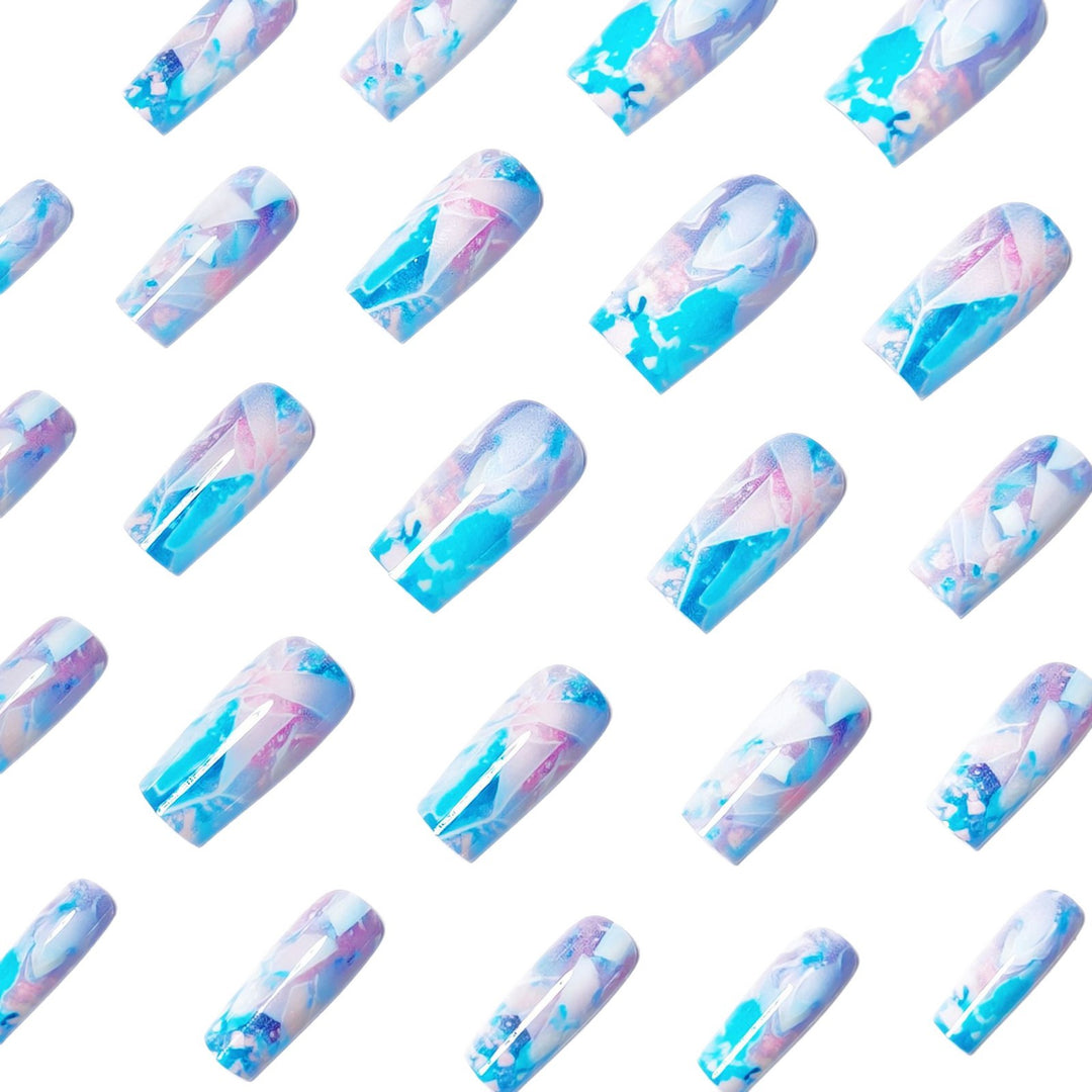 Artistic Geometric Nail Art Bowlift