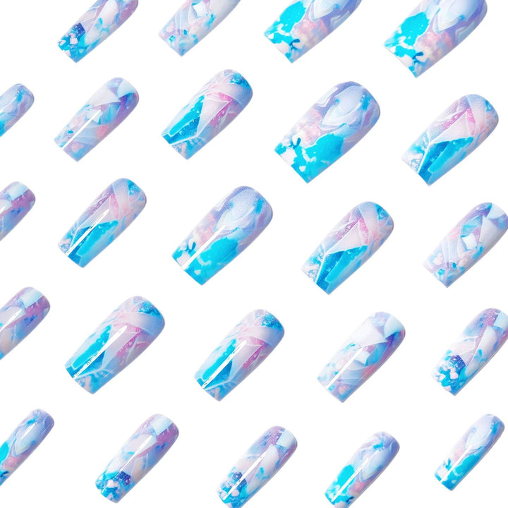Artistic Geometric Nail Art Bowlift