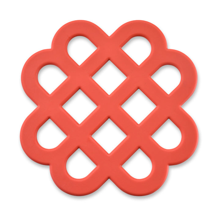 Heat-resistant silicone coaster with decorative design Bowlift