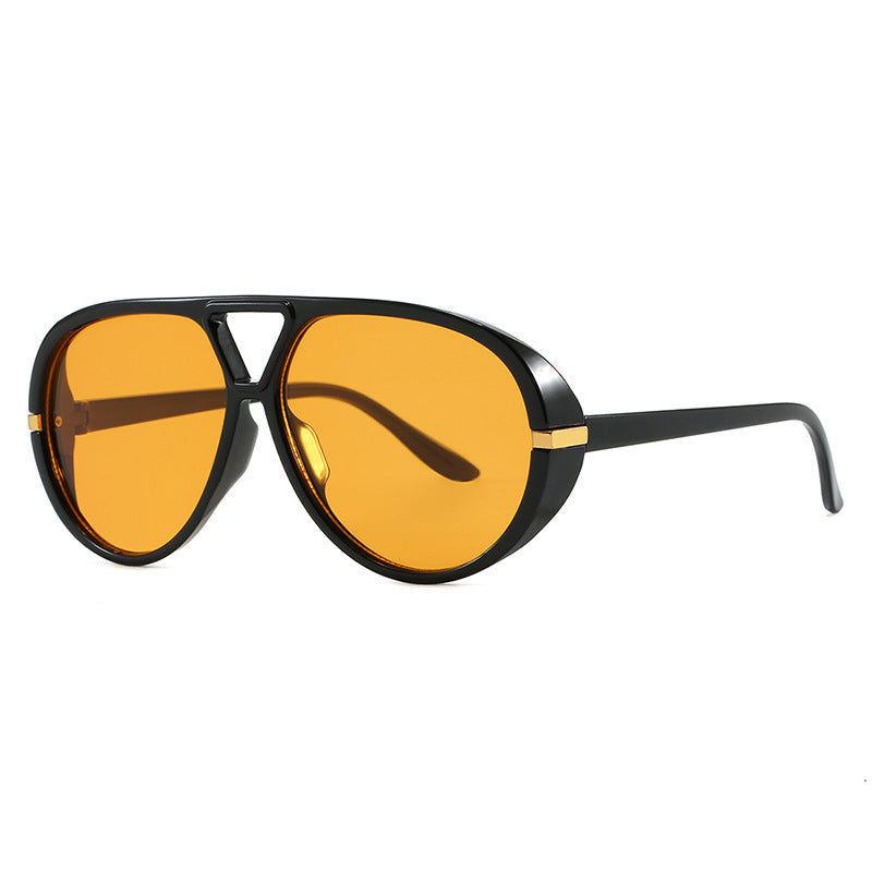 Women's fashionable large sunglasses with elegant frame and protective lenses Bowlift