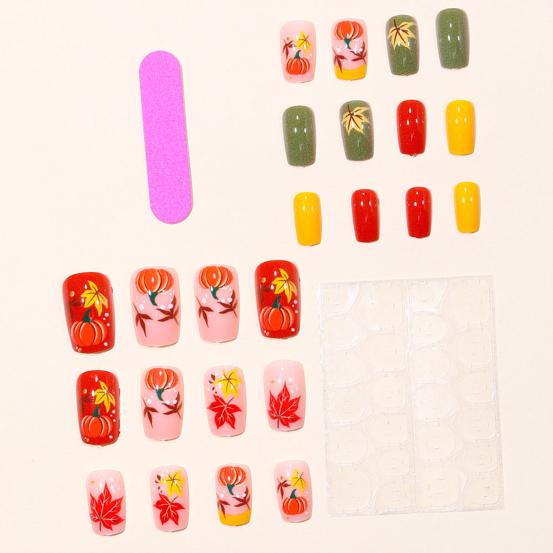 Artistic Seasonal Nail Art Design Bowlift