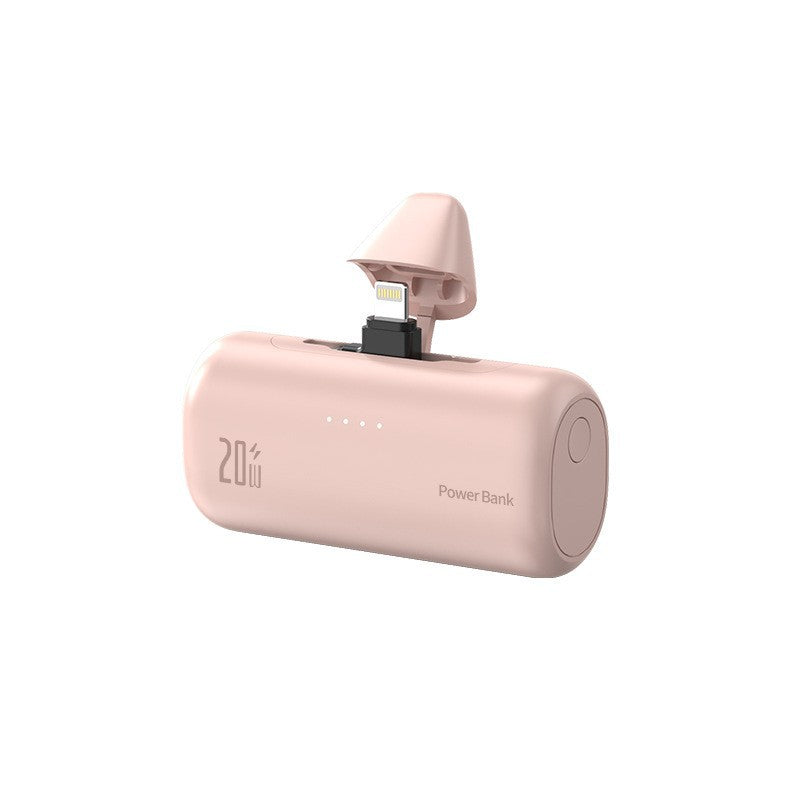Portable power bank with integrated Lightning connector and fast charging function Bowlift