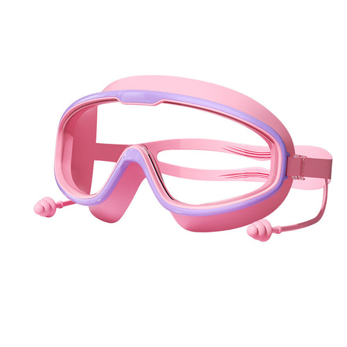 Kids Dinosaur-Themed Swim Mask and Cap Set Bowlift