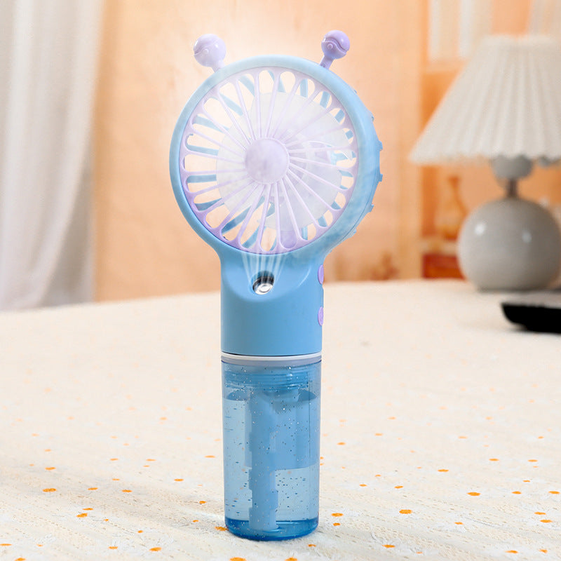 Ladies portable spray fan with ergonomic design Bowlift