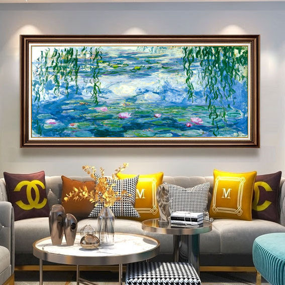 Large Landscape Framed Canvas Art