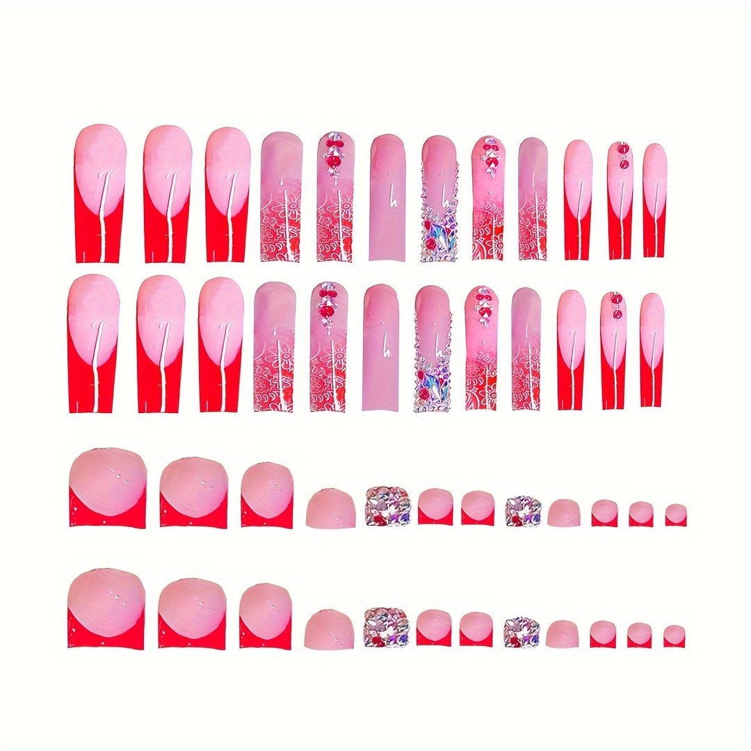 Decorative Glam Nail Art Bowlift