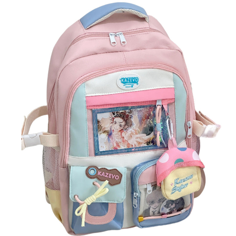 Large Capacity Comic-Inspired Backpack