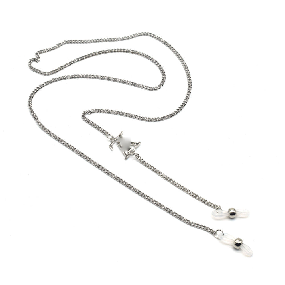 Adjustable Silver Eyewear Chain Bowlift
