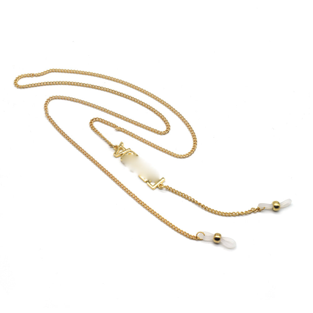 Adjustable Silver Eyewear Chain Bowlift