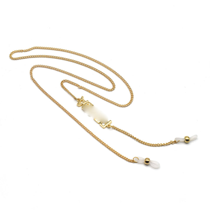 Adjustable Silver Eyewear Chain Bowlift
