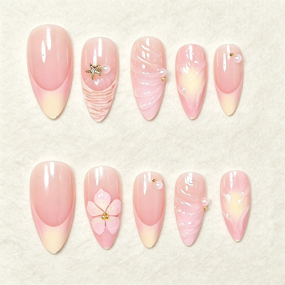 Decorative Press-On Nail Art Set Bowlift