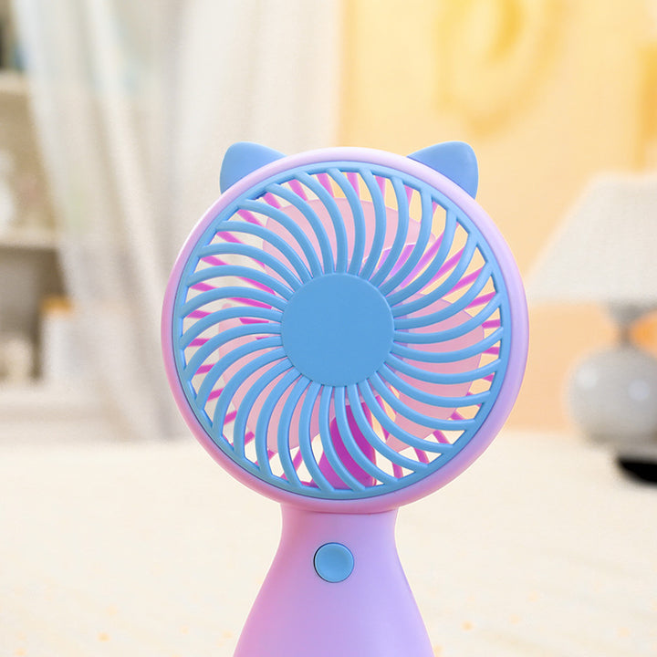 Women Portable Hand Fan in Cute Animal Design Bowlift