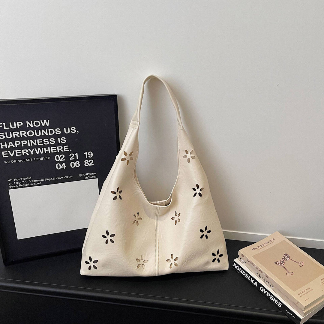 Floral Cut-Out Hobo Bag Bowlift