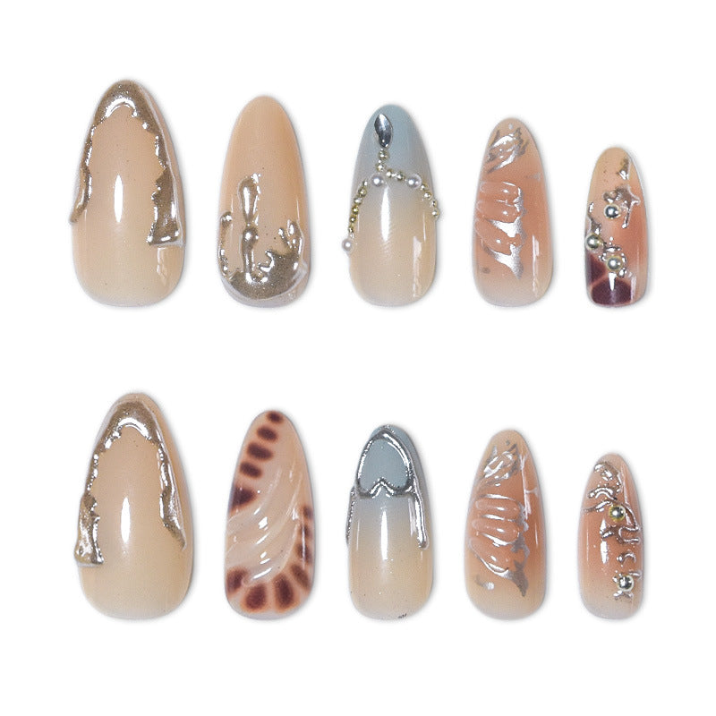 Elegant Stiletto Nail Art Extensions Bowlift