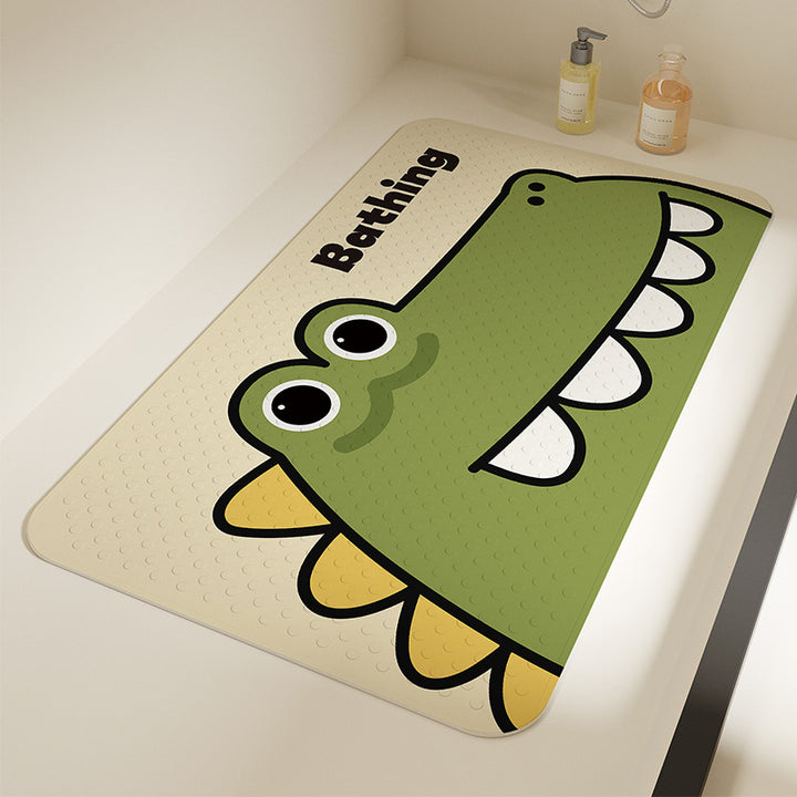 Cute Cartoon Dinosaur Bath Mat Bowlift