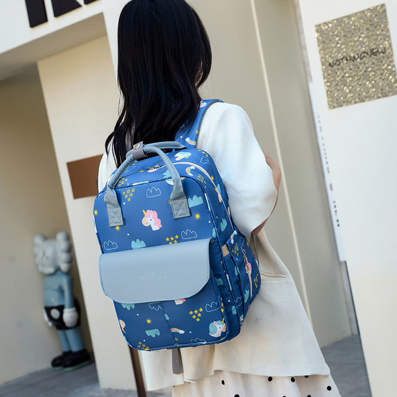 Cat Print Backpack Bowlift