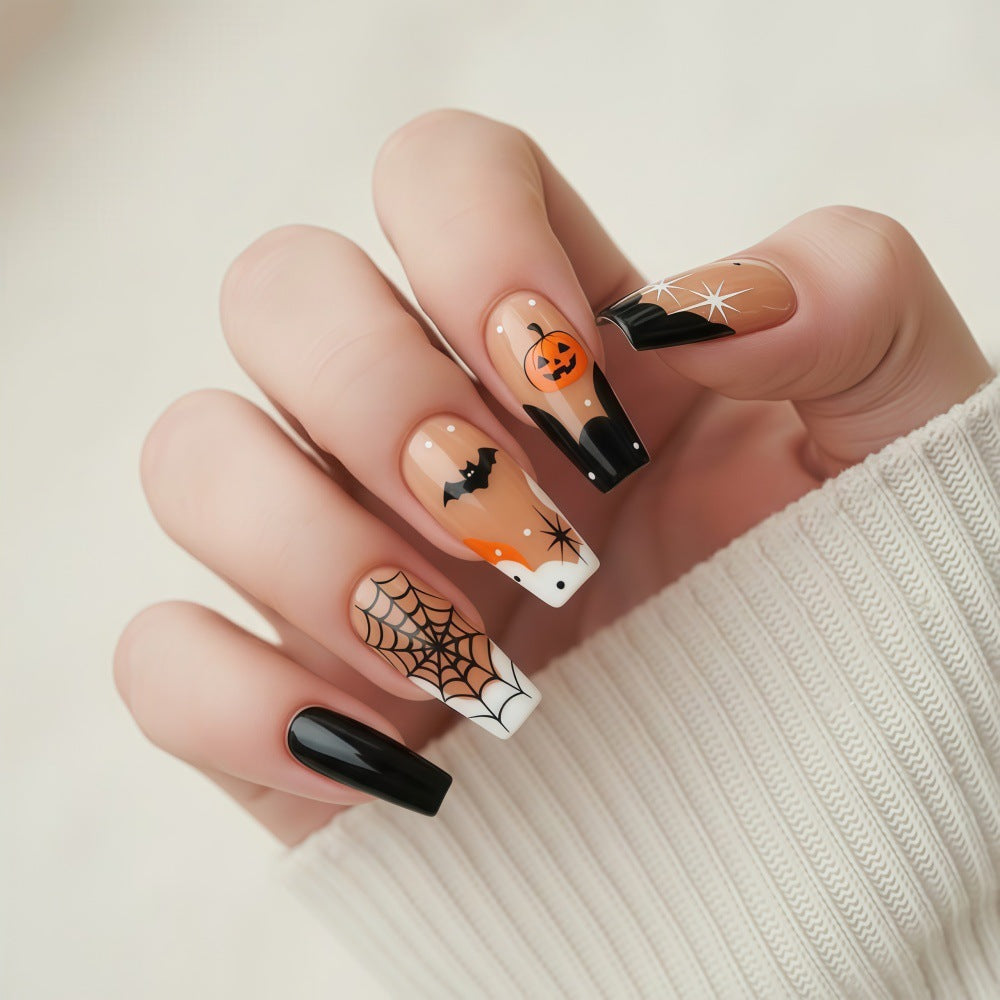Creative Halloween Nail Design Bowlift