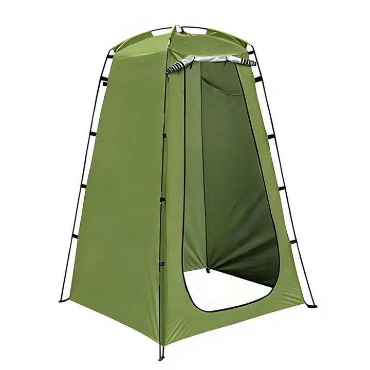 Portable privacy shower tent with quick pop up frame and detachable waterproof floor Bowlift