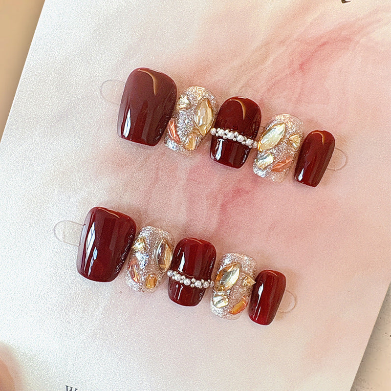 Handmade Press-On Nail Set Bowlift