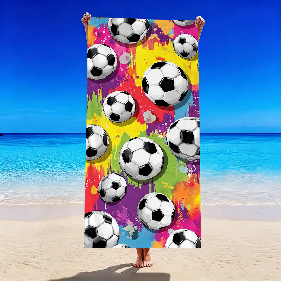 Football-themed beach towel Bowlift