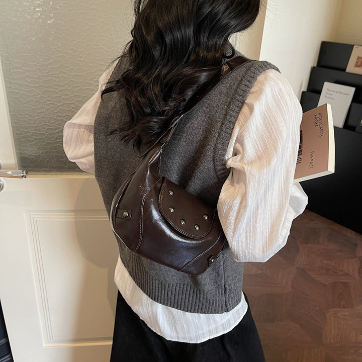 Stylish Leather Hobo Bag Bowlift