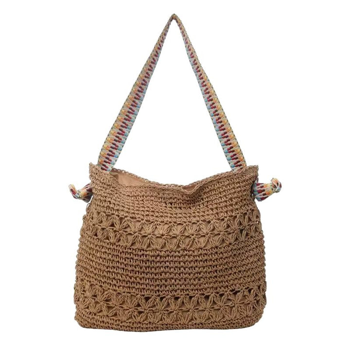 Handcrafted tote bag with colorful shoulder strap Bowlift