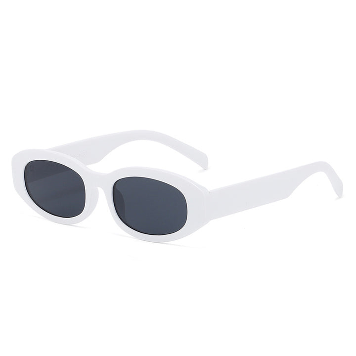 Ladies fashionable sunglasses in minimalist oval design Bowlift