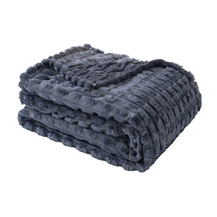 Women's extra warm and luxurious cuddly blanket with textured design Bowlift