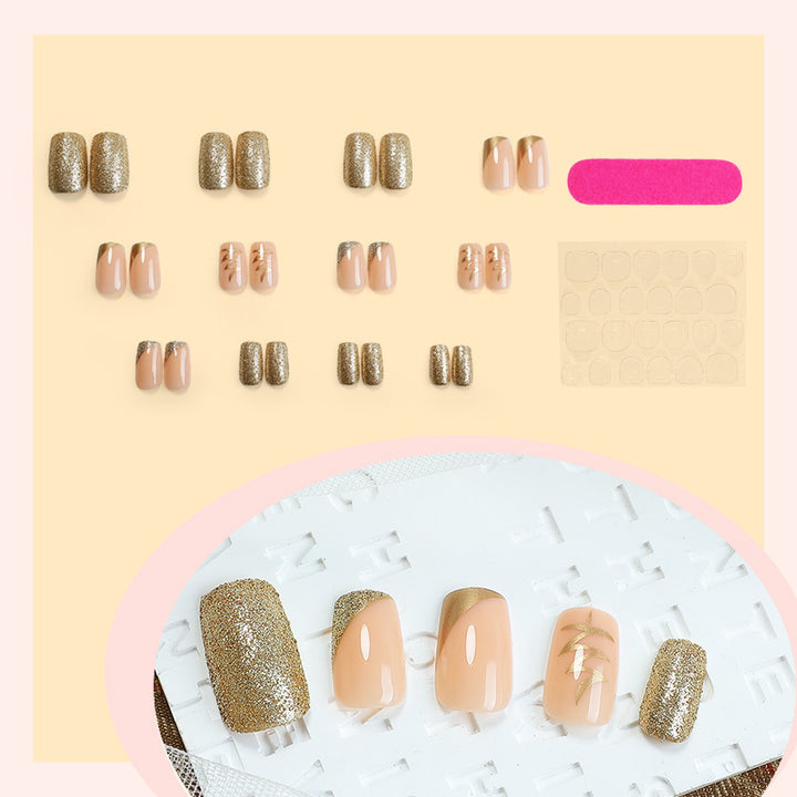 Elegant Luxury Press-On Nail Set Bowlift