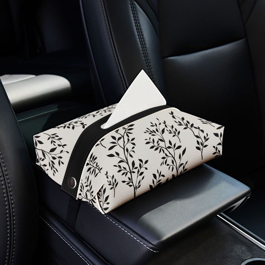 Floral Design Tissue Box Cover Bowlift