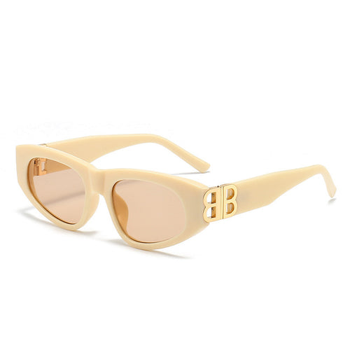 Women stylish fashionable sunglasses with distinctive frame Bowlift