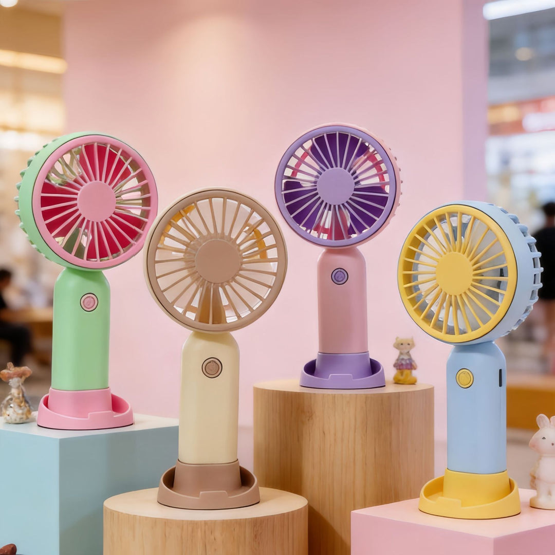 Women Portable USB Hand Fan with Flexibility Bowlift