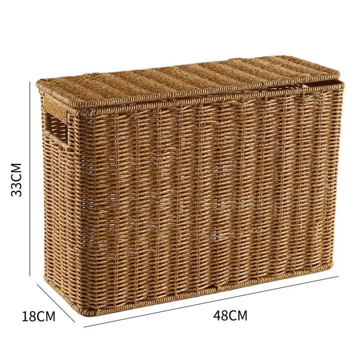 Unisex decorative rattan storage box Bowlift