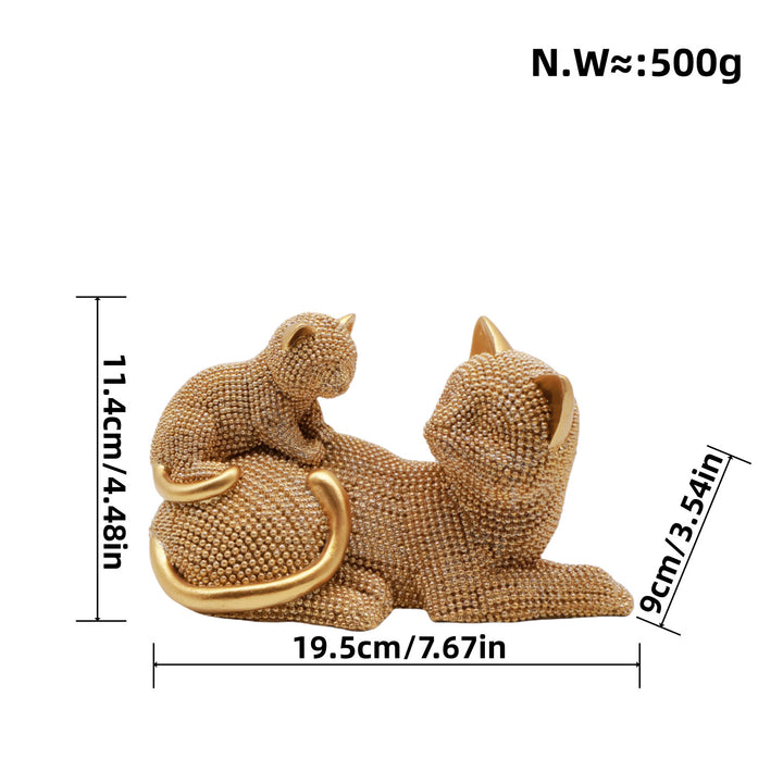 Decorative Cat Figurine Bowlift