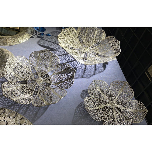 Decorative Floral Wall Art Sculpture Bowlift