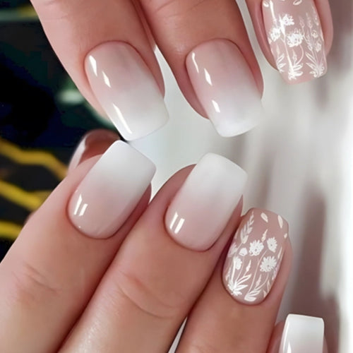Elegant Ombre Press-On Nail Art Kit Bowlift