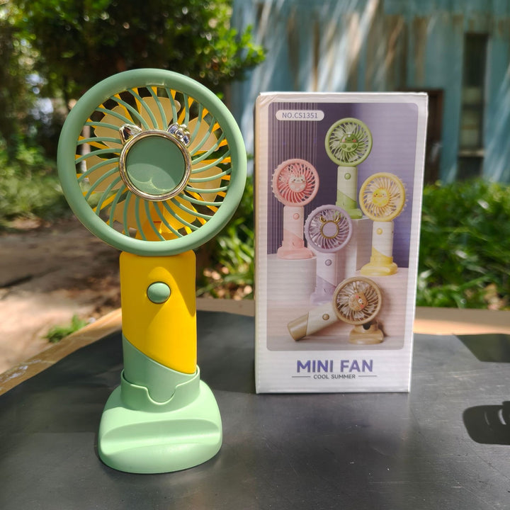 Unisex Portable Mini Fan with Rechargeable Battery Bowlift