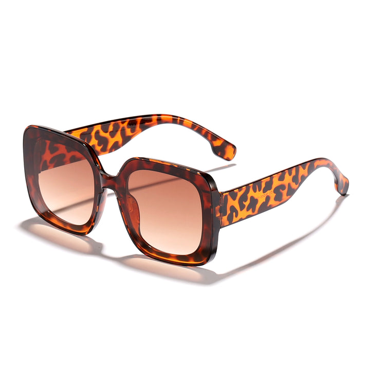 Women's square sunglasses with innovative transparent frame design Bowlift