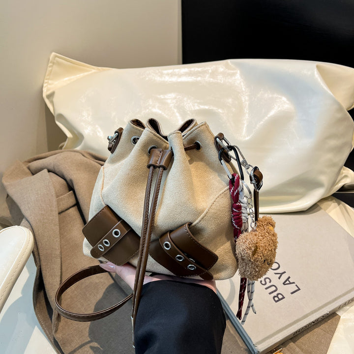 Suede Bucket Bag Bowlift