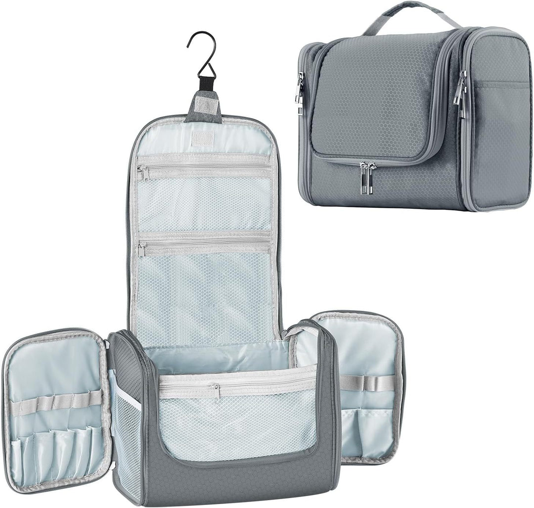 Cosmetic organizer with hooks and multiple compartments Bowlift